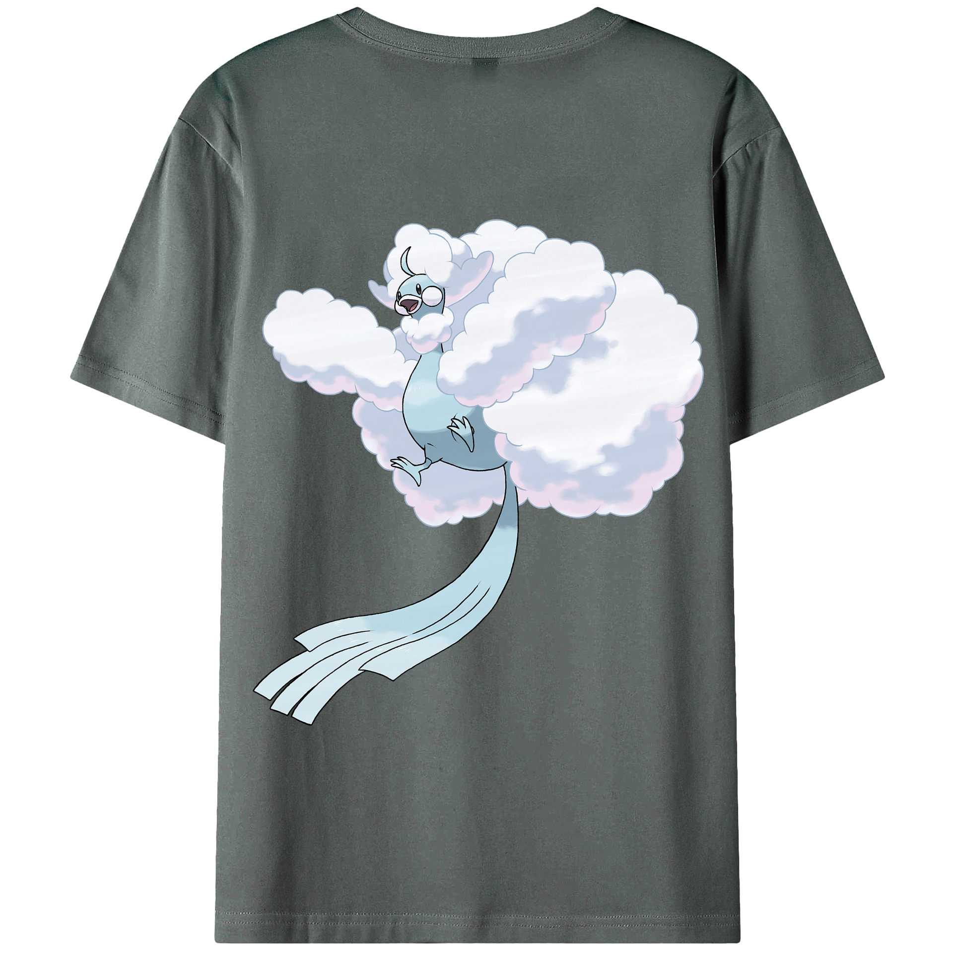 （画像用） ポケットモンスター Pokémon 綿100％半袖Tシャツ（背面プリント）